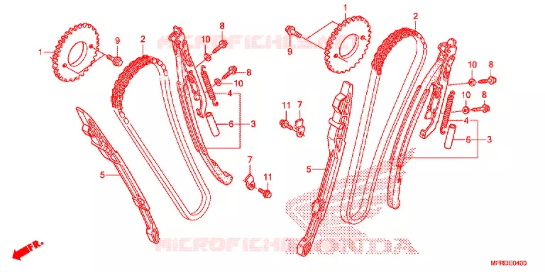 CAM CHAIN - TENSIONER Honda MOTO 1300 VT 2017  VT1300CXAH