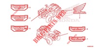 STICKERS for Honda FOURTRAX 500 FOREMAN 4X4 2019