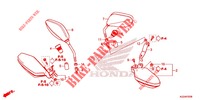 MIRROR   KNUCKLE GUARD for Honda CRF 250 RALLYE 2018