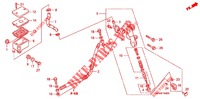 REAR BRAKE MASTER CYLINDER  for Honda SPORTRAX 300 EX standard 2001