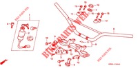 HANDLEBAR   TRIPLE CLAMP   STEERING STEM for Honda CRM 80 1998