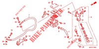 REAR BRAKE MASTER CYLINDER (NC700X/XL) for Honda NC 700 X LOWER 2012