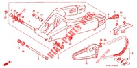 SWINGARM   CHAIN CASE for Honda NSR 250 SP HRC TYPE III 1992
