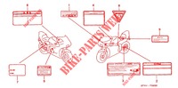 CAUTION LABEL for Honda NSR 80 2000