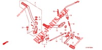 KICK STARTER ARM   BRAKE PEDAL   GEAR LEVER for Honda NSR 80 2000