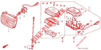 HEADLIGHT   SPEEDOMETER (C100CMP/CMS) for Honda SUPER CUB 100 1994