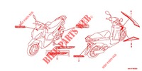 STICKERS for Honda DIO 110 街で際立つ限定カラー 2020