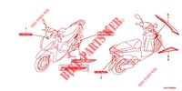 STICKERS for Honda DIO 110 2020