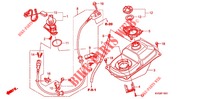 FUEL TANK/FUEL PUMP (ANC1109/ACA110A) for Honda CLICK 110 I 2010