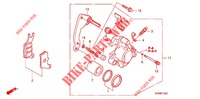 FRONT BRAKE CALIPER (ANC1109,ACB110A/B) for Honda CLICK 110 I 2010