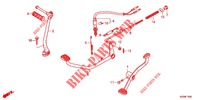 PEDAL   KICK for Honda WAVE 110 I, Front brake drum, Kick start, Spoked wheels 2011