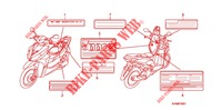 CAUTION LABEL (ANC1109,ACB110A/B) for Honda CLICK 110 I 2011