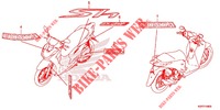 STICKERS for Honda SH 150 ABS D 2ED 2020