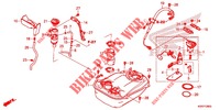 FUEL TANK for Honda SH 125 ABS D 3ED 2020