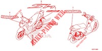 STICKERS for Honda SH 125 ABS D 3ED 2020