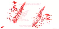 FOOTREST for Honda X ADV 750 L 2020