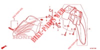 FRONT FENDER for Honda DASH 125, Rear brake drum 2020