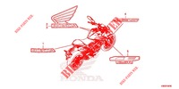 STICKERS for Honda CB 125 R ABS 2020