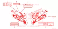 CAUTION LABEL for Honda CBR 650 R ABS 2020