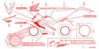 STICKERS for Honda CBR 650 R ABS 2020