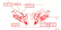 CAUTION LABEL for Honda CBR 650 R ABS 2020