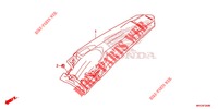 REAR FENDER for Honda CRF 450 X 2020
