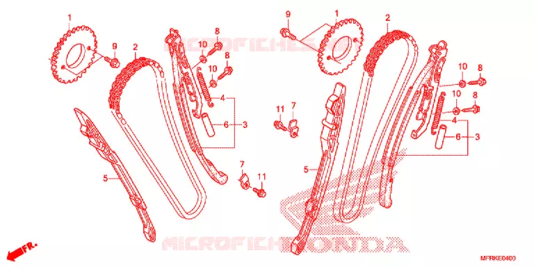 CAM CHAIN Honda MOTO 1300 VT 2021  VT1300CXAL