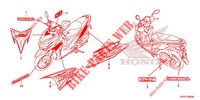 STICKERS (S/CBT CO) for Honda CLICK 125 I TUNE UP 2014
