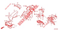 REAR FENDER for Honda ADV 150 ABS 2021