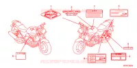 CAUTION LABEL for Honda CB 1300 SUPER FOUR ABS 2019