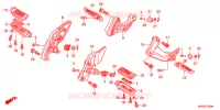 FOOTREST for Honda CB 1300 SUPER FOUR ABS 2019