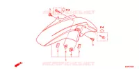 FRONT FENDER (CB1300A/AD) for Honda CB 1300 SUPER FOUR ABS 2019