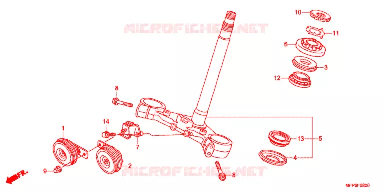 STEERING DAMPER Honda MOTO 1300 CB 2019  CB1300ADK