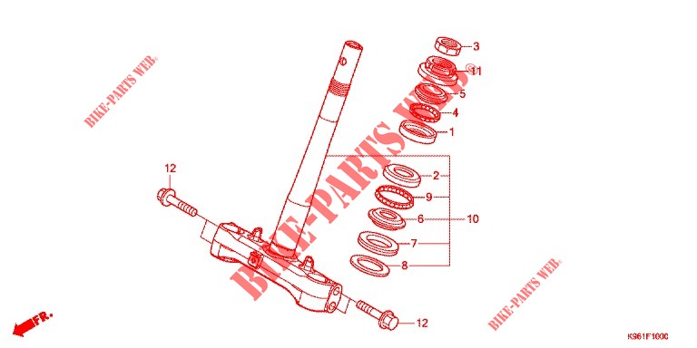 STEERING DAMPER for Honda PCX 125 2020