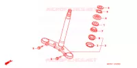 STEERING DAMPER for Honda DEAUVILLE 700 ABS 2007