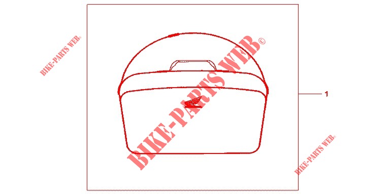 TOP BOX INNERBAG for Honda DEAUVILLE 700 ABS 2007