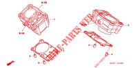 CYLINDER for Honda DEAUVILLE 700 ABS 2007