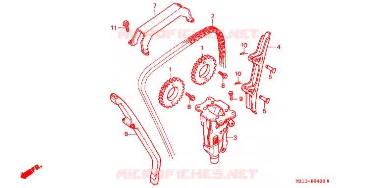 CAM CHAIN/TENSIONER  Honda MOTO 1000 CB 1995  CB1000FS