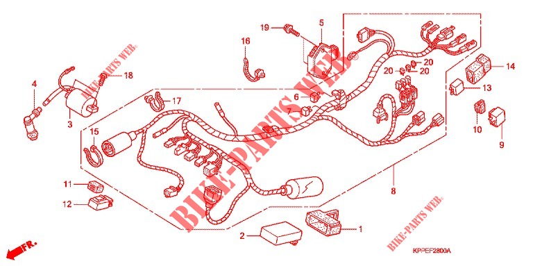 WIRE HARNESS  for Honda CBR 125 2005