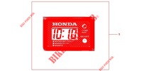 MINI CLOCK: 3,5 X 2,3 X 1 CM  for Honda CBR 125 2005