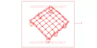 RUBBER NET A  for Honda CBR 600 RR 2003