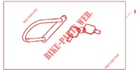 U LOCK (TYPEL SHORT) for Honda CROSSTOURER 1200 DCT 2012
