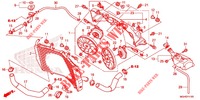 RADIATOR  for Honda CROSSTOURER 1200 DCT ABS RED 2016