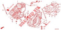 CRANKCASE   for Honda CRF 250 L VERMELHO 2013