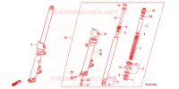 FRONT FORK  for Honda CB 400 SUPER FOUR ABS 2008