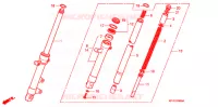 FRONT FORK  for Honda CBR 125 2008