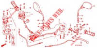 HANDLE LEVER/SWITCH/CABLE (CBR125RW7/RW9/RWA) for Honda CBR 125 2008