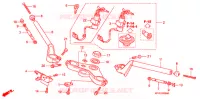HANDLE PIPE/TOP BRIDGE   for Honda CBR 125 2008