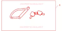 U LOCK 115/270  for Honda CBR 125 2008