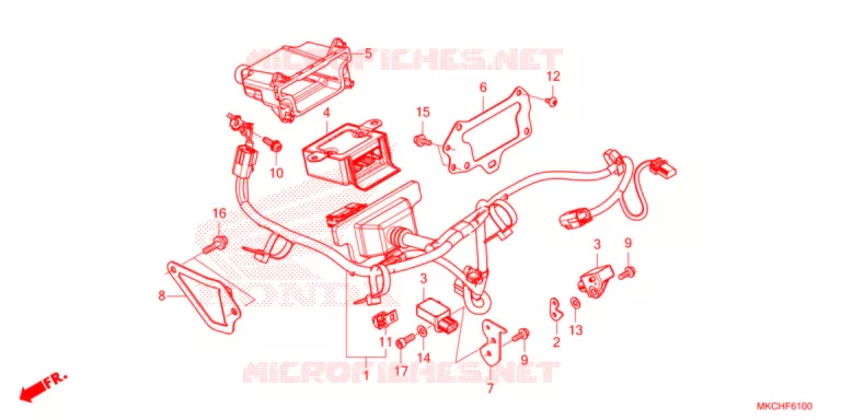 AIRBAG HARNESS  Honda MOTO 1800 GOLD-WING 2021  GL1800DAM